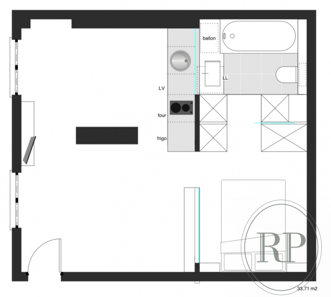 Vente Appartement  1 pice (studio) - 33m 75007 Paris