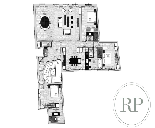 Vente Appartement  5 pi�ces - 176.94m� 75007 Paris