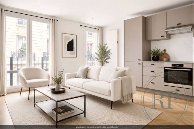 Vente Appartement 2 pièces - 46.3m² 75116 Paris