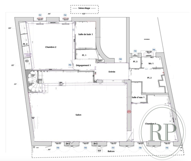 Vente Appartement 6 pièces - 170m² 75006 Paris