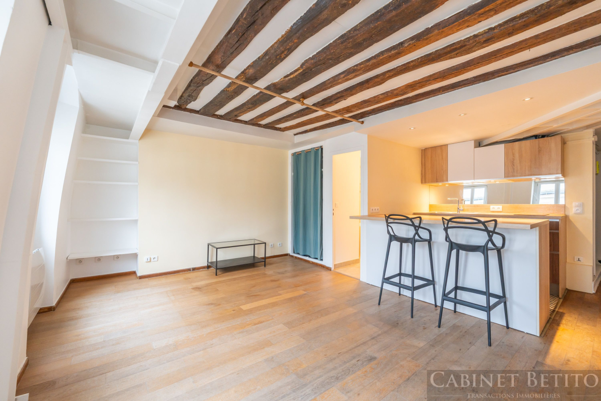 Vente Appartement  1 pièce (studio) - 30m² 75003 Paris