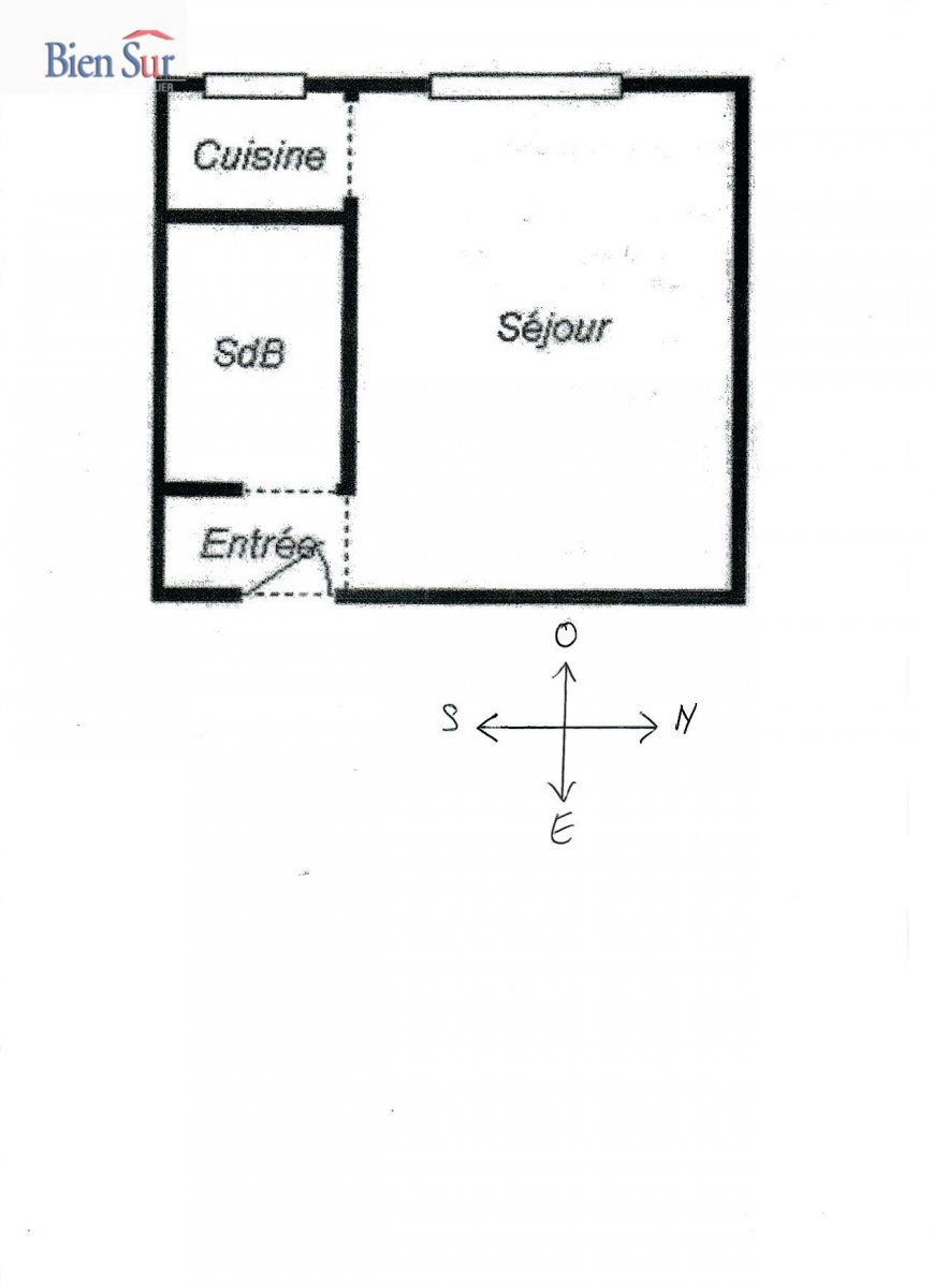 Vente Appartement  1 pice (studio) - 23m 75014 Paris