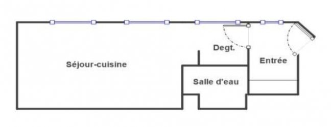 Vente Appartement  1 pi�ce (studio) - 22.81m� 75004 Paris 4eme Arrondissement