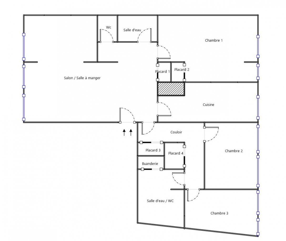 Vente Appartement  5 pièces - 111m² 75015 Paris