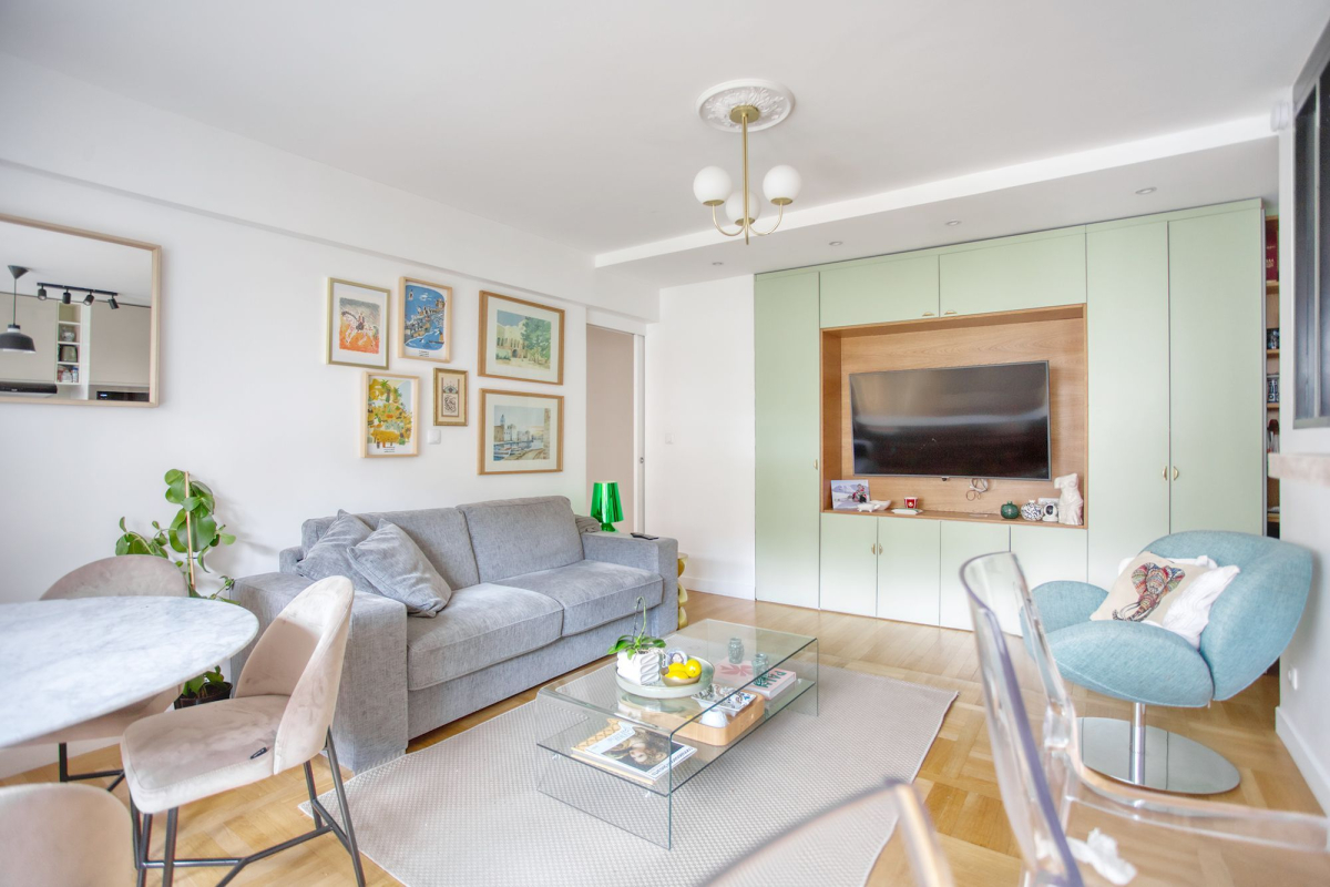 Vente Appartement  3 pièces - 59m² 75015 Paris