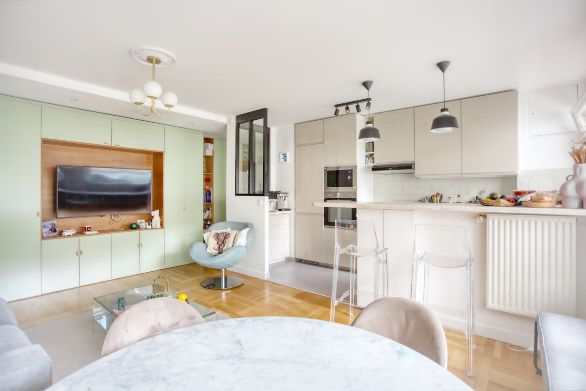 Vente Appartement  3 pièces - 59m² 75015 Paris
