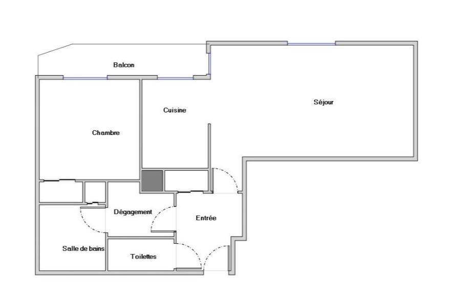 Vente Appartement  2 pièces - 47m² 92320 Chatillon