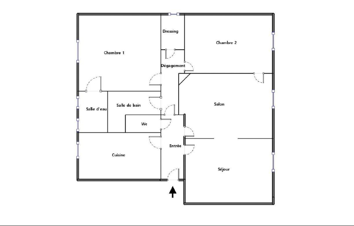 Vente Appartement  4 pièces - 83m² 75015 Paris
