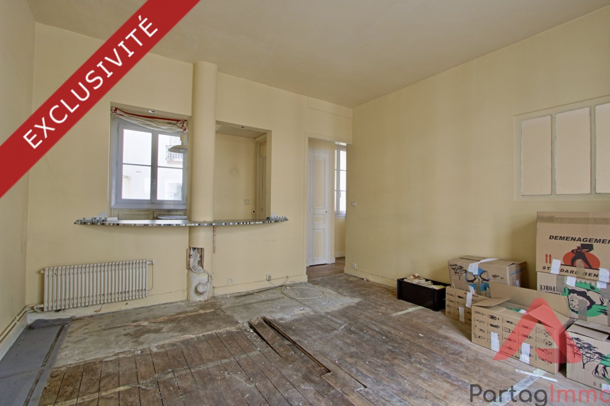Vente Appartement  3 pièces - 50m² 75018 Paris