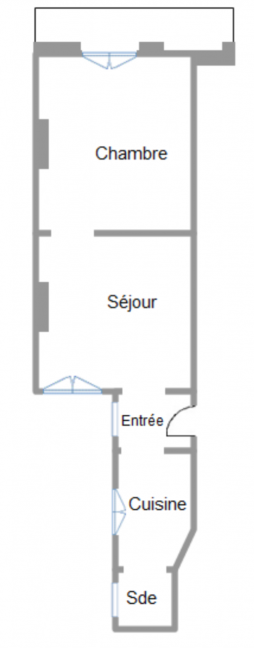 Vente Appartement  2 pices - 22.2m 75010 Paris