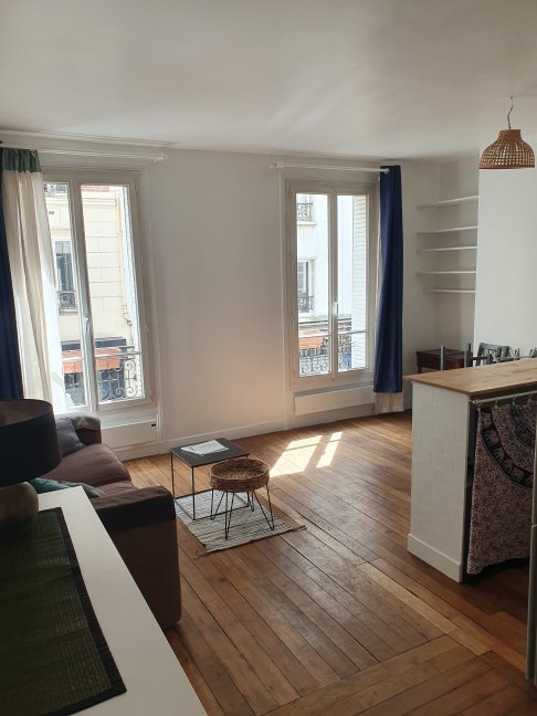 Location Appartement meubl 3 pices - 48m 75017 Paris