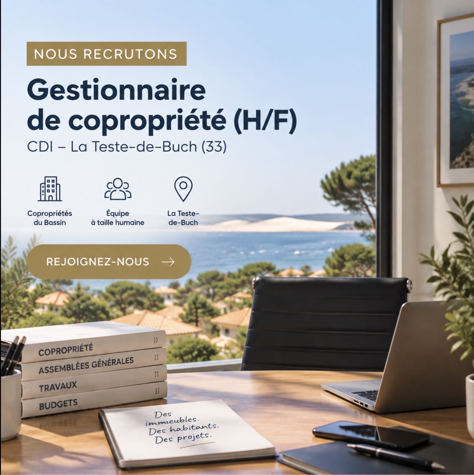 "On recrute chez Groupe Invest : un Gestionnaire de copropriété (offre d’emploi)"