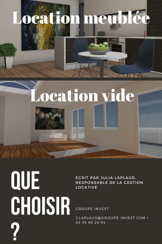 "Location meubl�e ou location vide, que choisir ?"