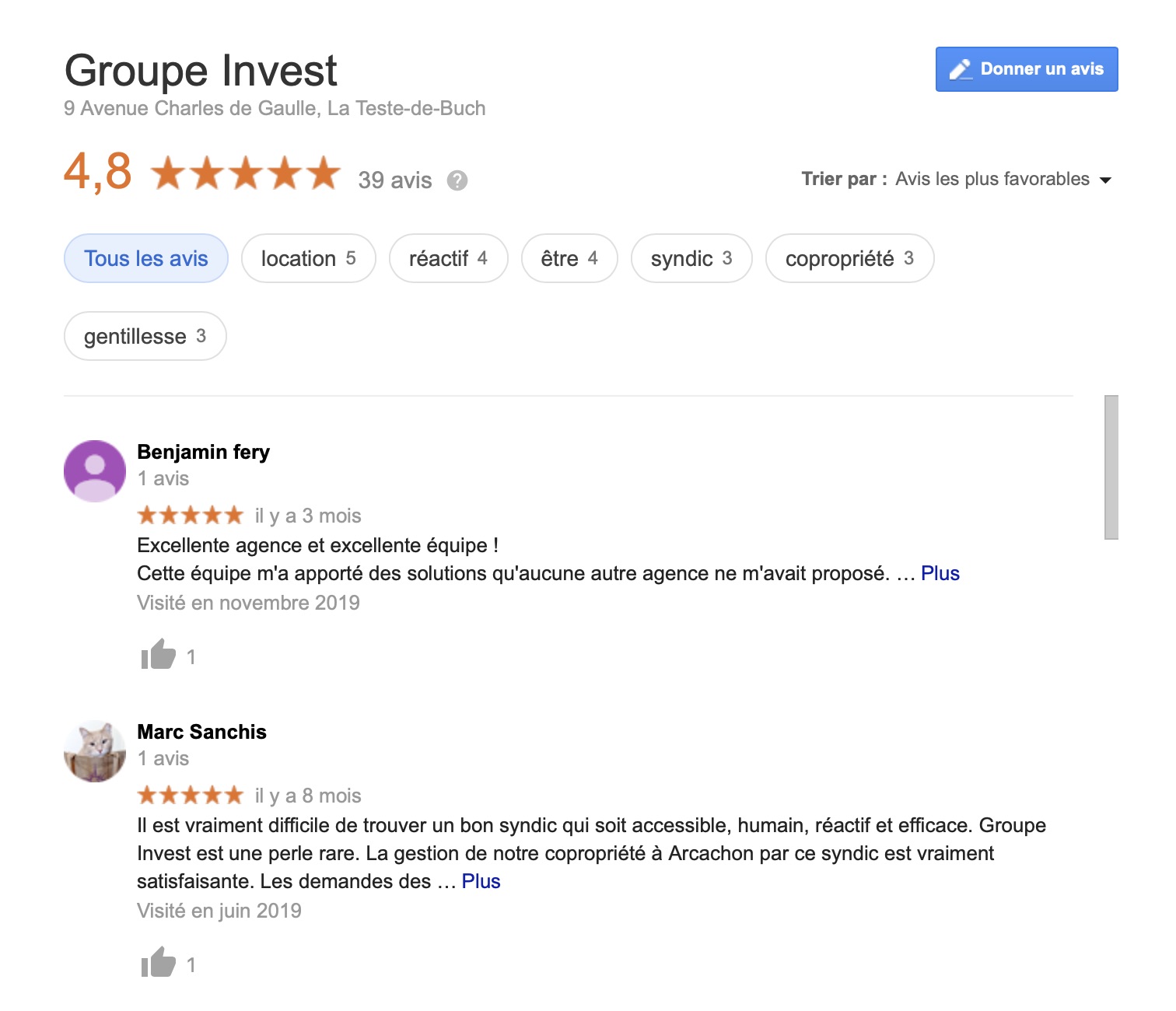 "73% des fran�ais recommandent leur agent immobilier � leur proche (chiffre 2020)"