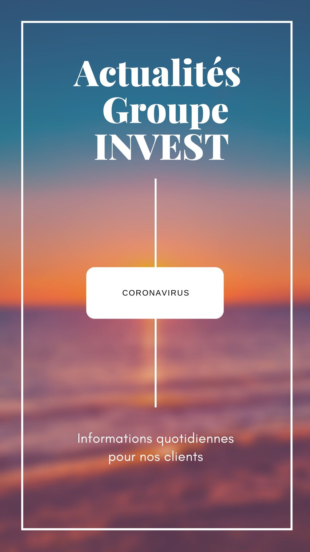 "Groupe INVEST : nos mesures face au coronavirus"