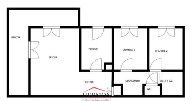 Vente Appartement 3 pièces - 64m² 92400 Courbevoie