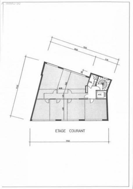 Location Bureaux  - 300m  