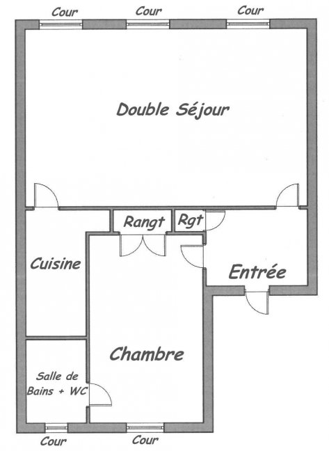 Vente Appartement  2 pices - 43m 75005 Paris