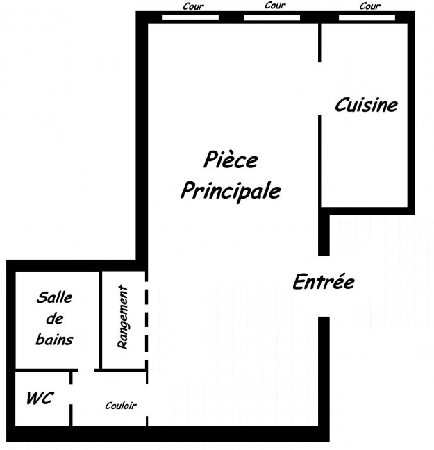 Vente Appartement  1 pice (studio) - 30m 75005 Paris