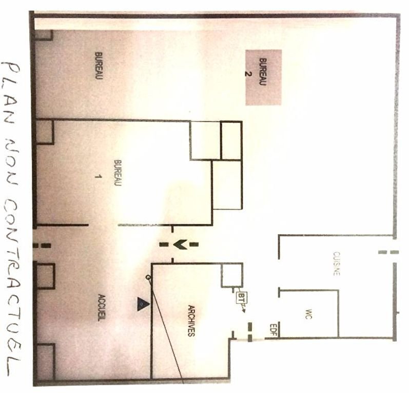 Location Bureau  3 pièces - 67m² 92120 Montrouge