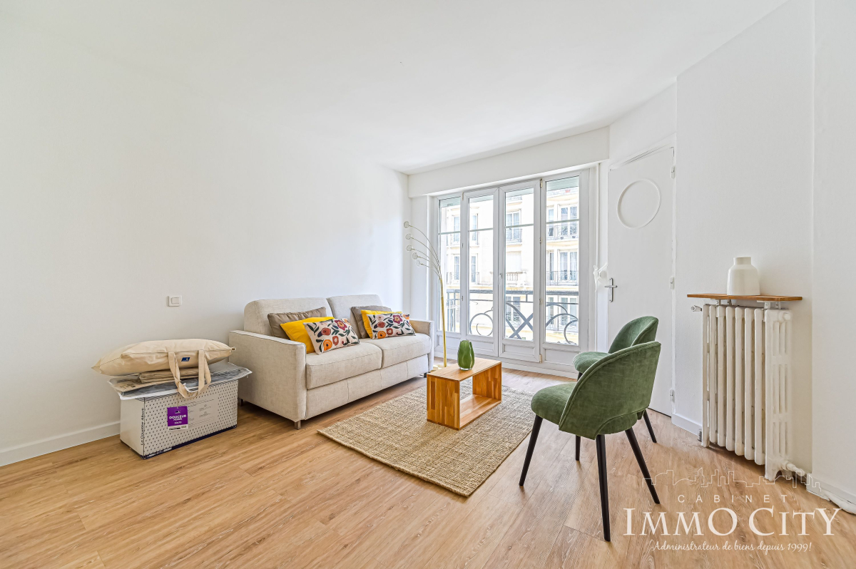 Location Appartement meublé 1 pièce (studio) - 25.4m² 75017 Paris