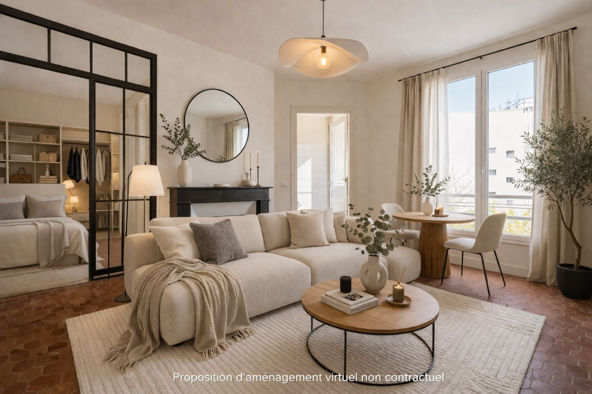 Vente Appartement  2 pièces - 29.7m² 75007 Paris