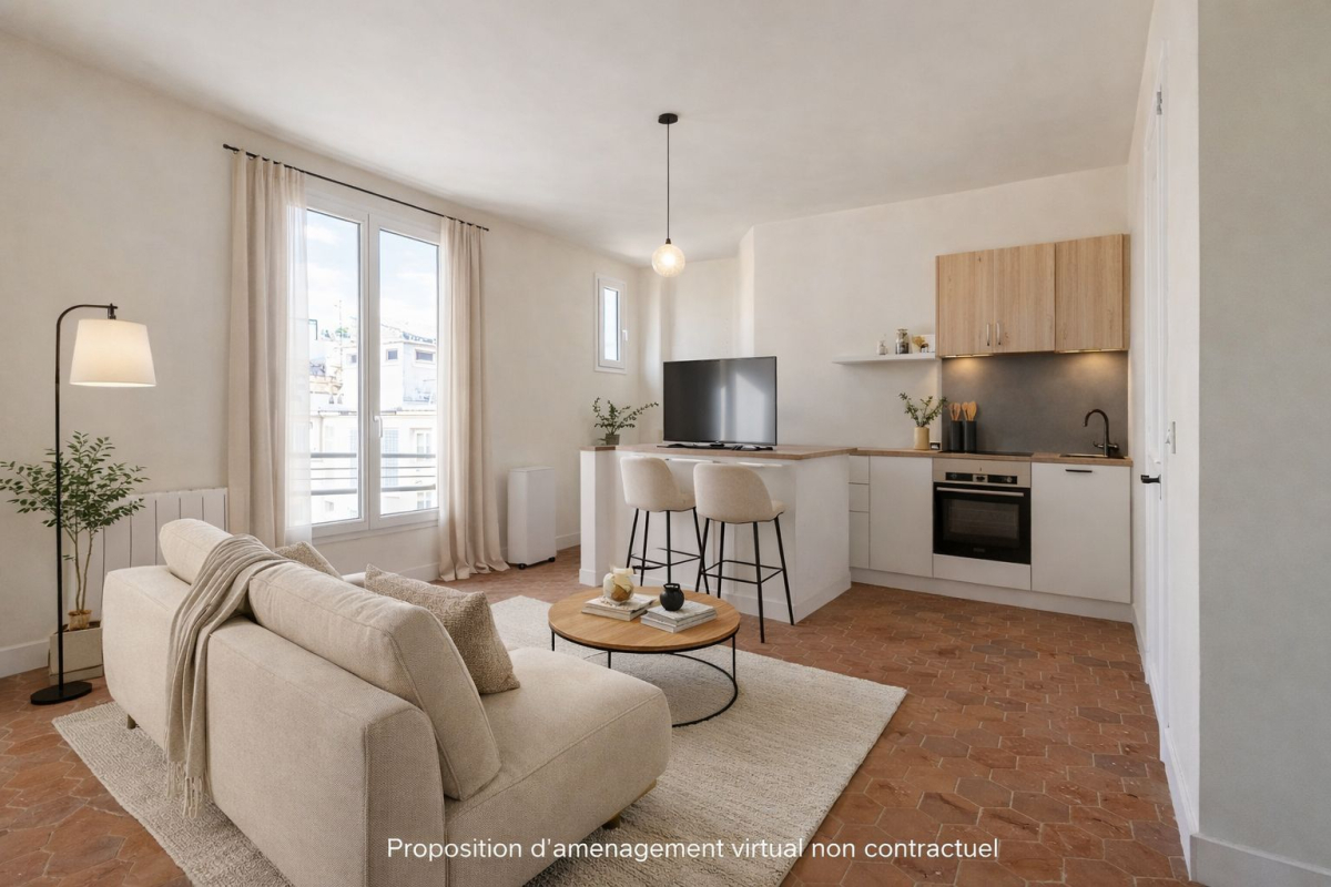 Vente Appartement  2 pièces - 29.7m² 75007 Paris