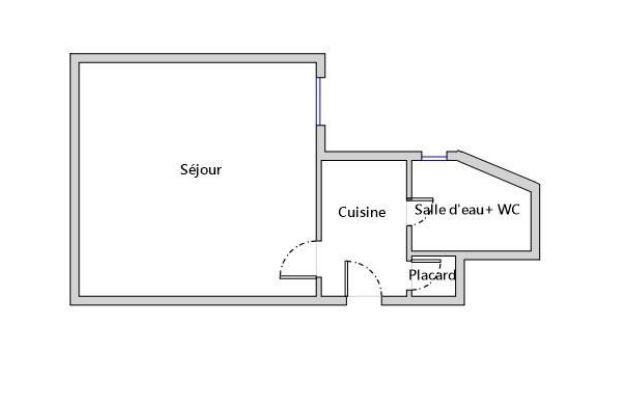 Vente Appartement  1 pièce (studio) - 15.47m² 75017 Paris