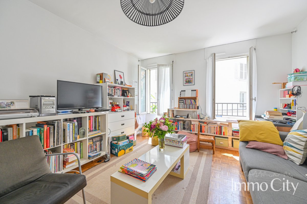 Vente Appartement  2 pièces - 46.56m² 75020 Paris