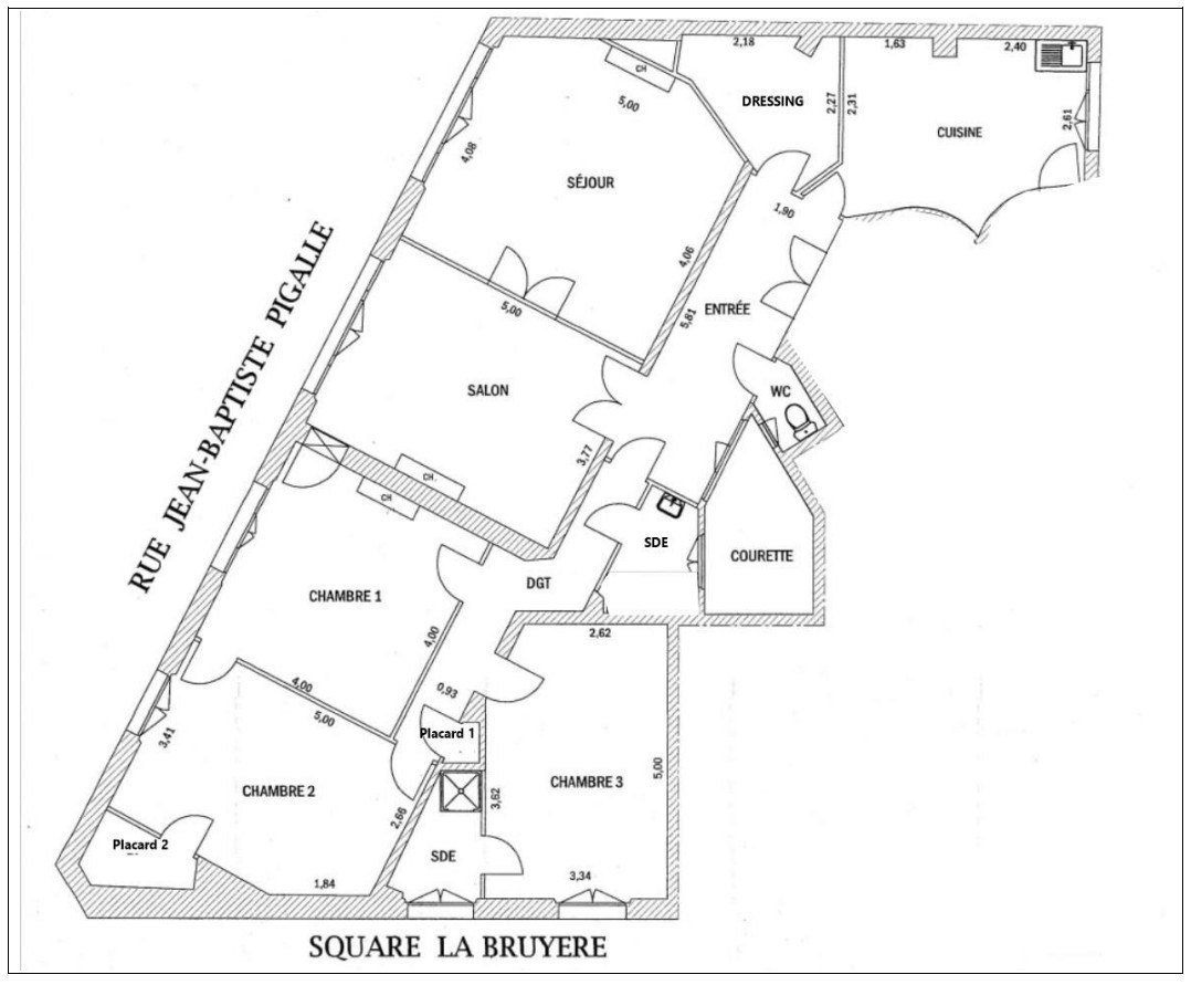 Vente Appartement  5 pièces - 138.74m² 75009 Paris