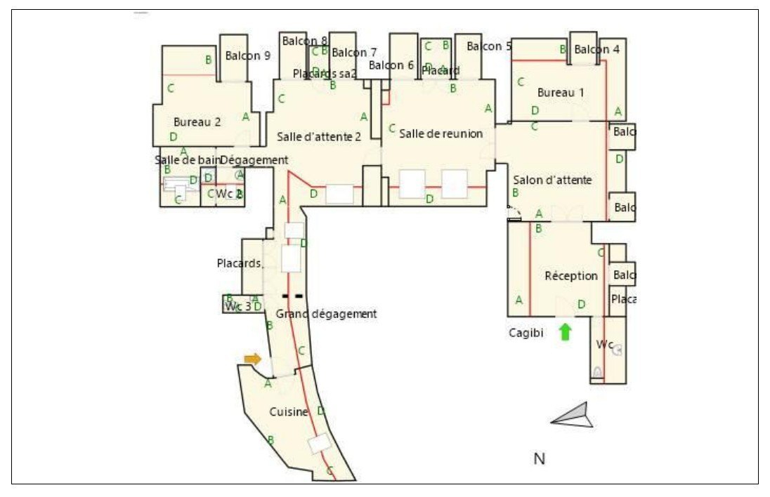 Location Bureau  6 pièces - 210m² 75002 Paris