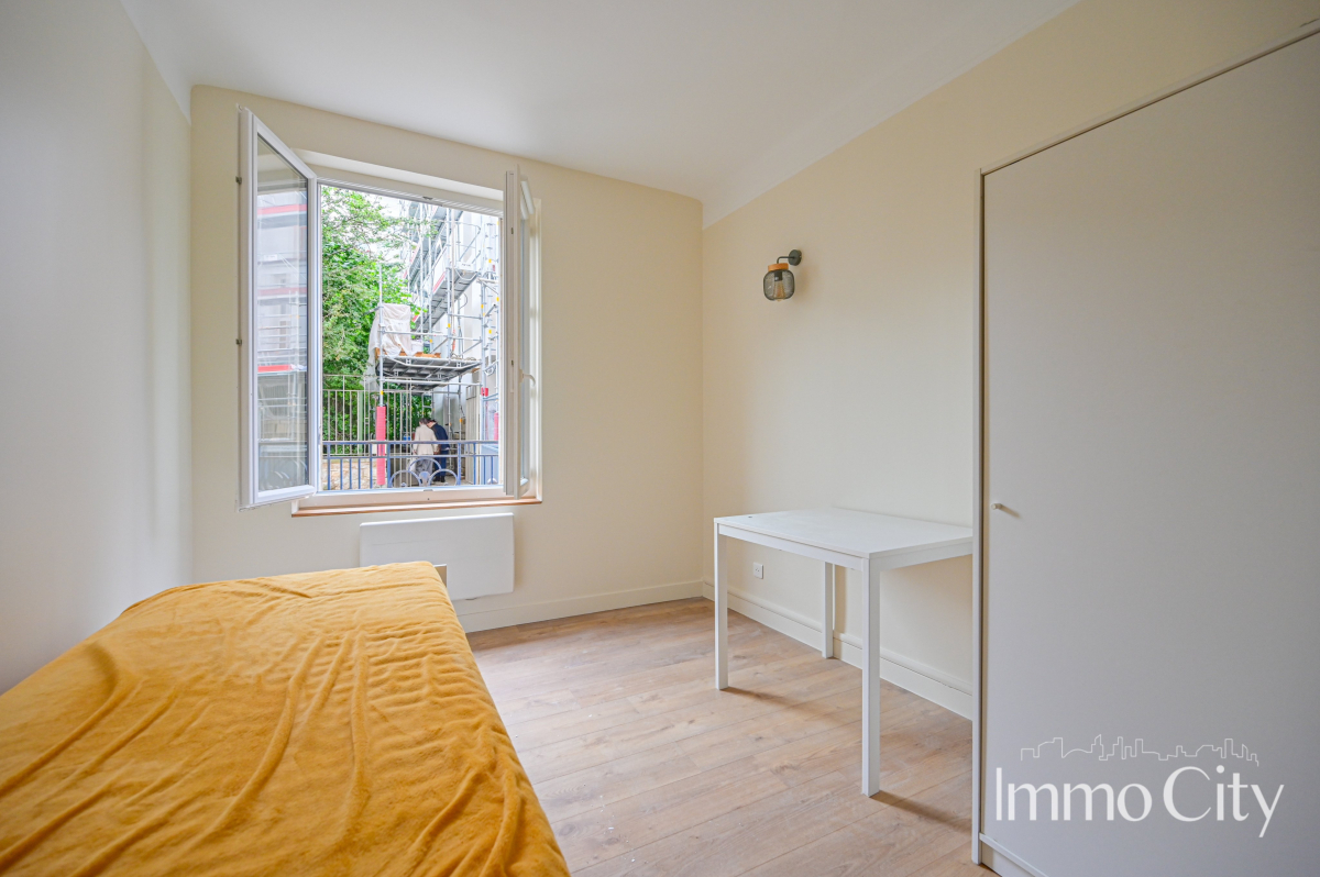 Location Appartement meublé 1 pièce (studio) - 14.59m² 75013 Paris