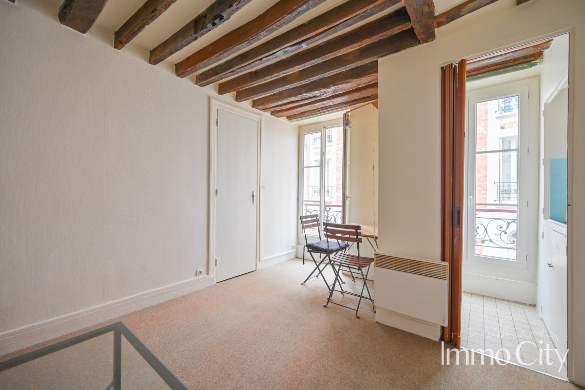 Location Appartement meublé 1 pièce (studio) - 16.92m² 75015 Paris