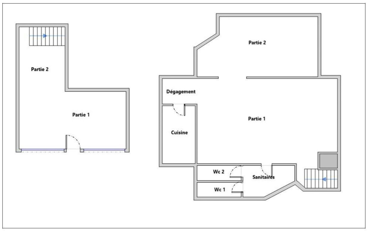 Location Local commercial  3 pièces - 144m² 75015 Paris