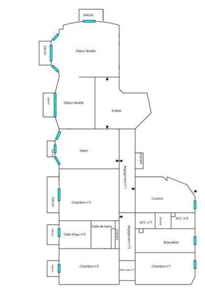 Location Appartement  5 pièces - 135m² 75007 Paris