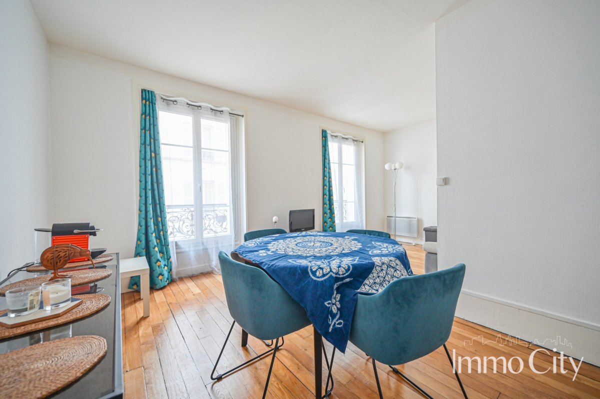 Location Appartement meublé 1 pièce (studio) - 33.27m² 75019 Paris