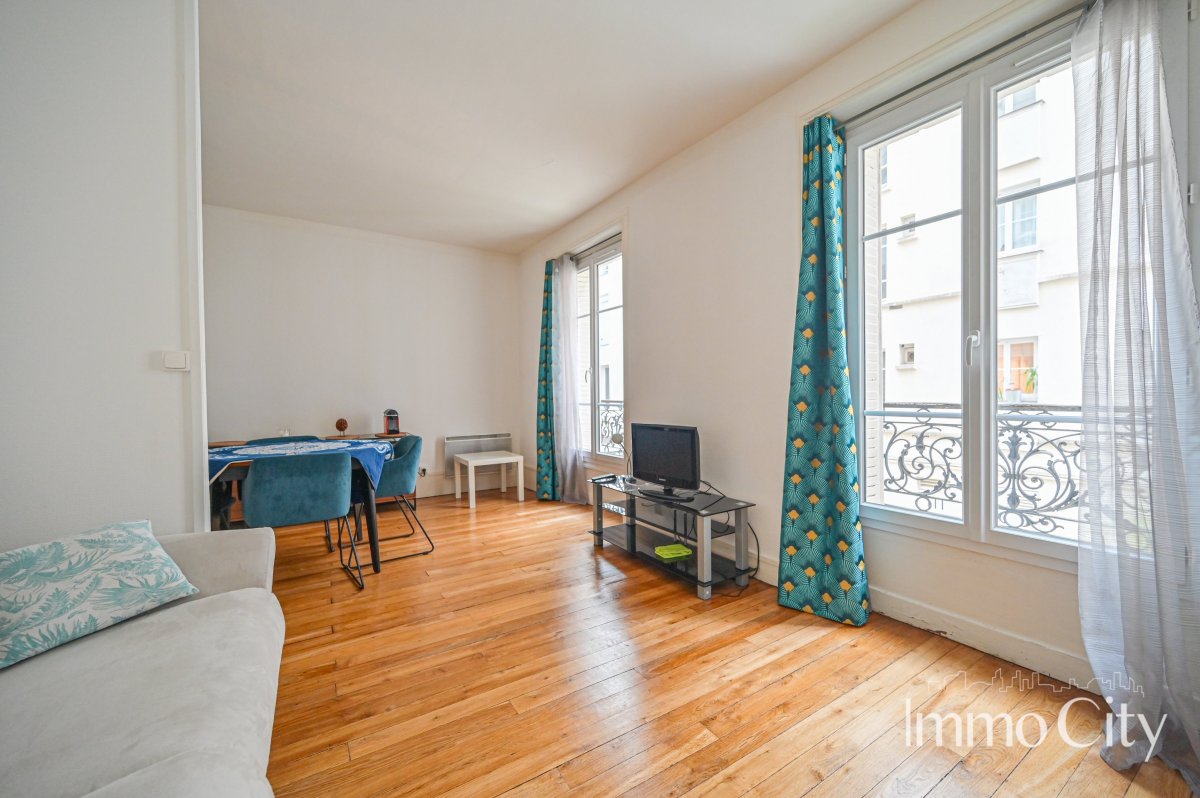 Location Appartement meublé 1 pièce (studio) - 33.27m² 75019 Paris