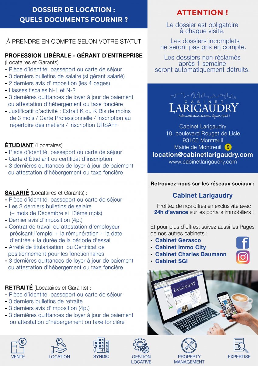 Location Appartement  3 pièces - 77.3m² 75012 Paris