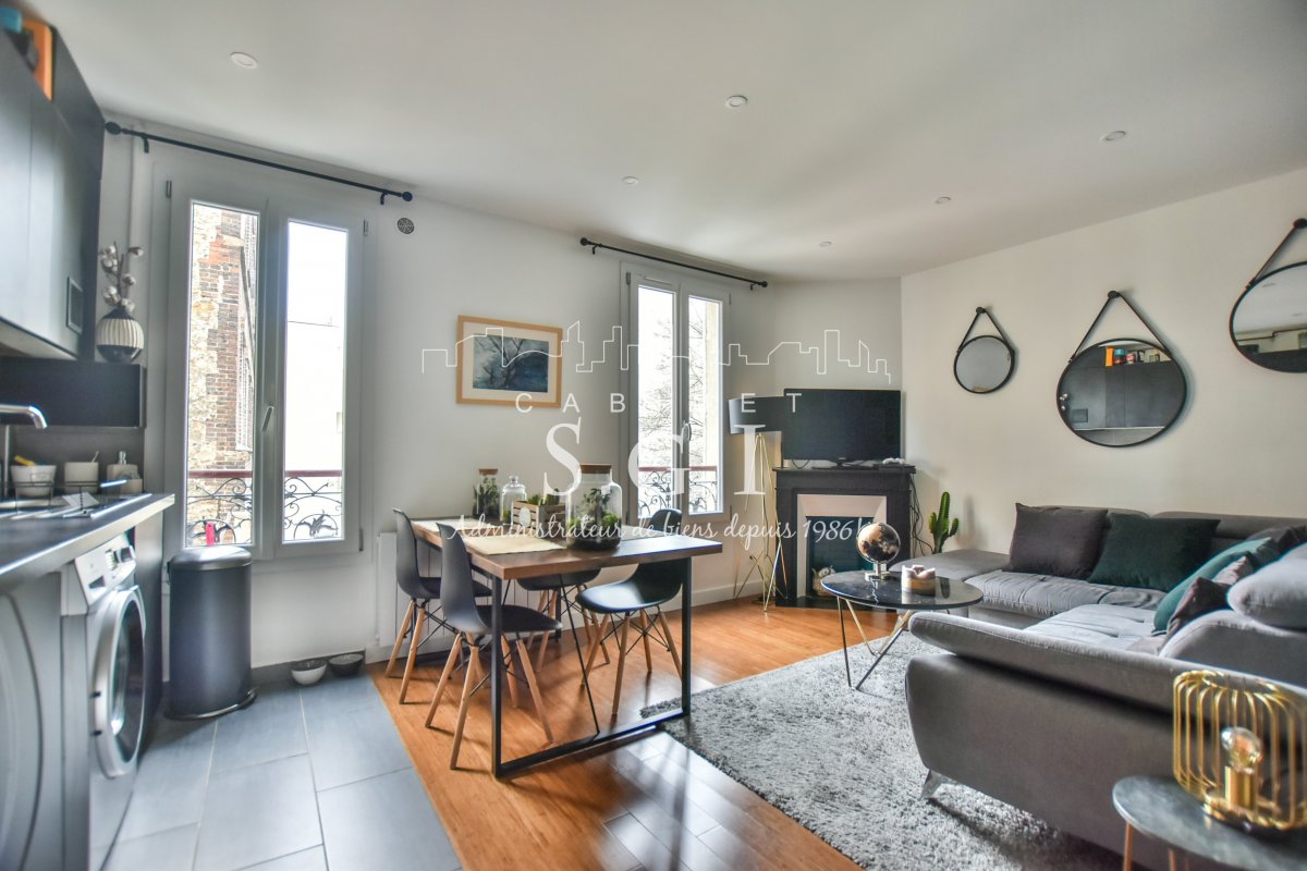 Vente Appartement  2 pièces - 36.28m² 92120 Montrouge