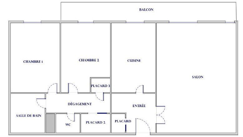 Vente Appartement  3 pièces - 63.16m² 94600 Choisy-le-roi