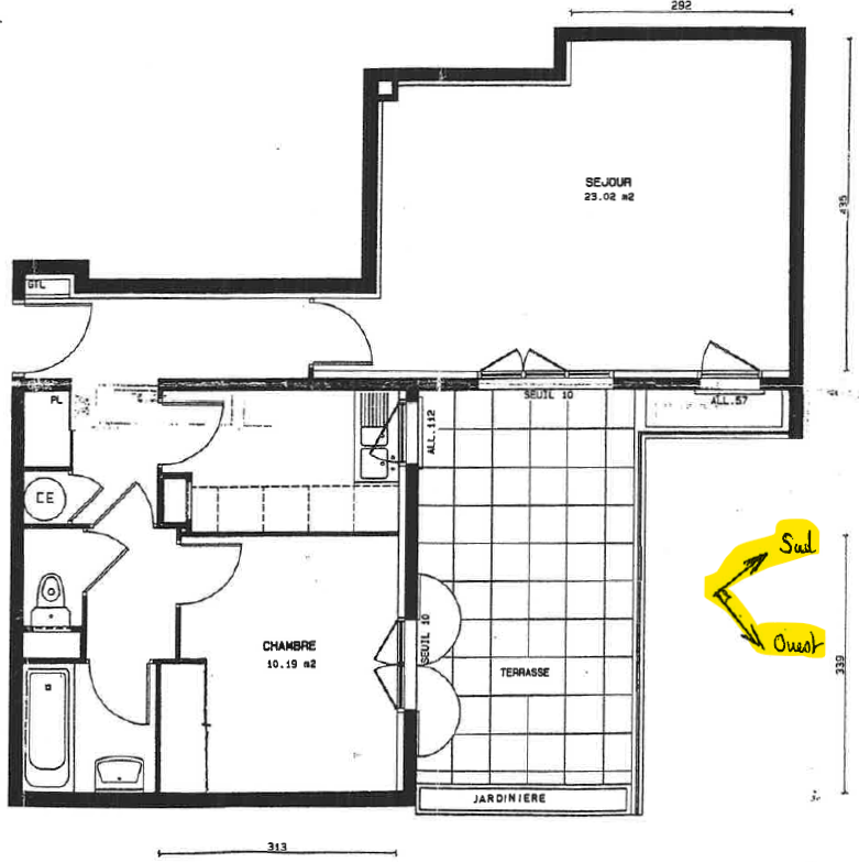 Vente Appartement  2 pièces - 52m² 92120 Montrouge