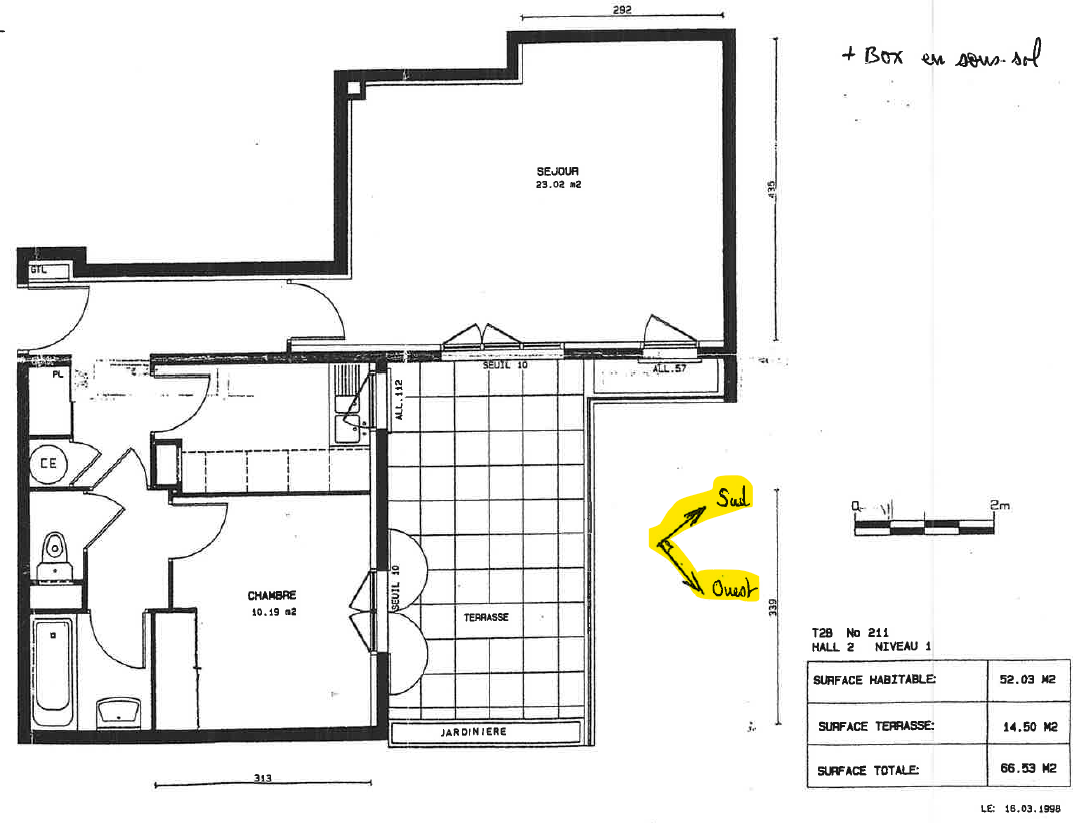 Vente Appartement  2 pièces - 52m² 92120 Montrouge