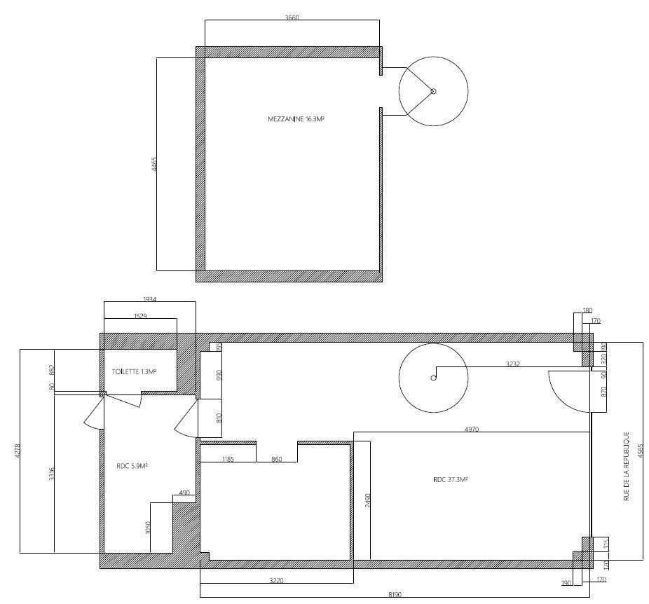 Location Local commercial  3 pièces - 59m² 92120 Montrouge