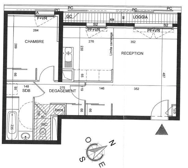 Location Appartement  2 pièces - 48.67m² 94110 Arcueil