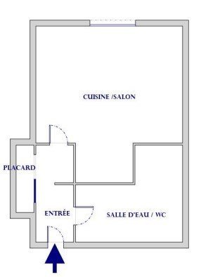 Location Appartement  1 pièce (studio) - 18m² 92260 Fontenay-aux-roses