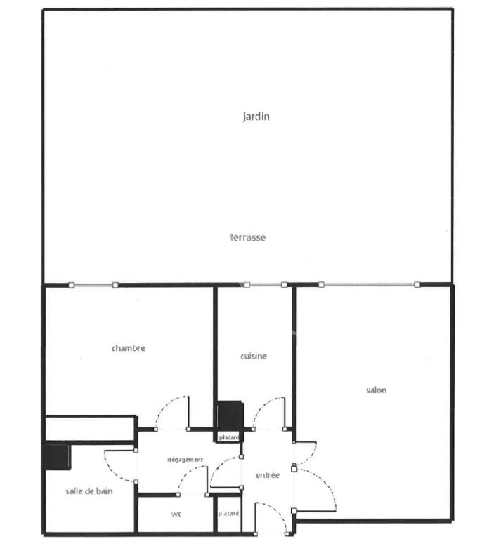 Location Appartement meublé 2 pièces - 45.03m² 92120 Montrouge