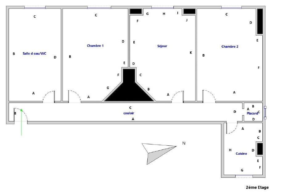 Vente Appartement  3 pièces - 69m² 92340 Bourg-la-reine