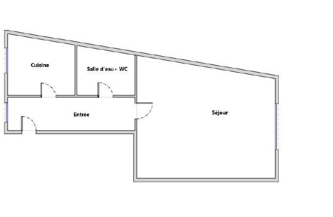 Location Appartement  1 pièce (studio) - 30m² 92120 Montrouge