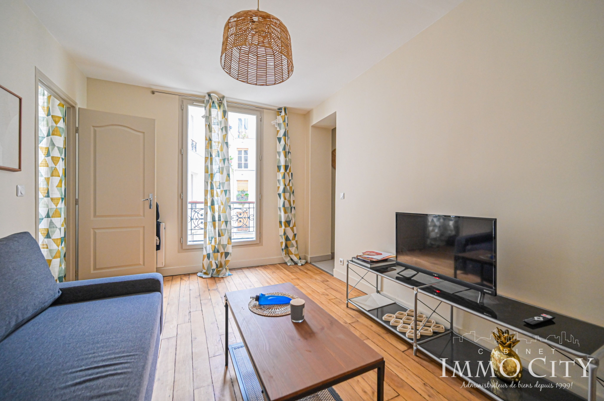 Location Appartement meublé 2 pièces - 40m² 75018 Paris