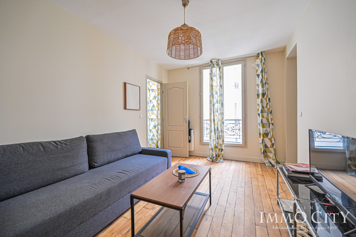 Location Appartement meublé 2 pièces - 40m² 75018 Paris